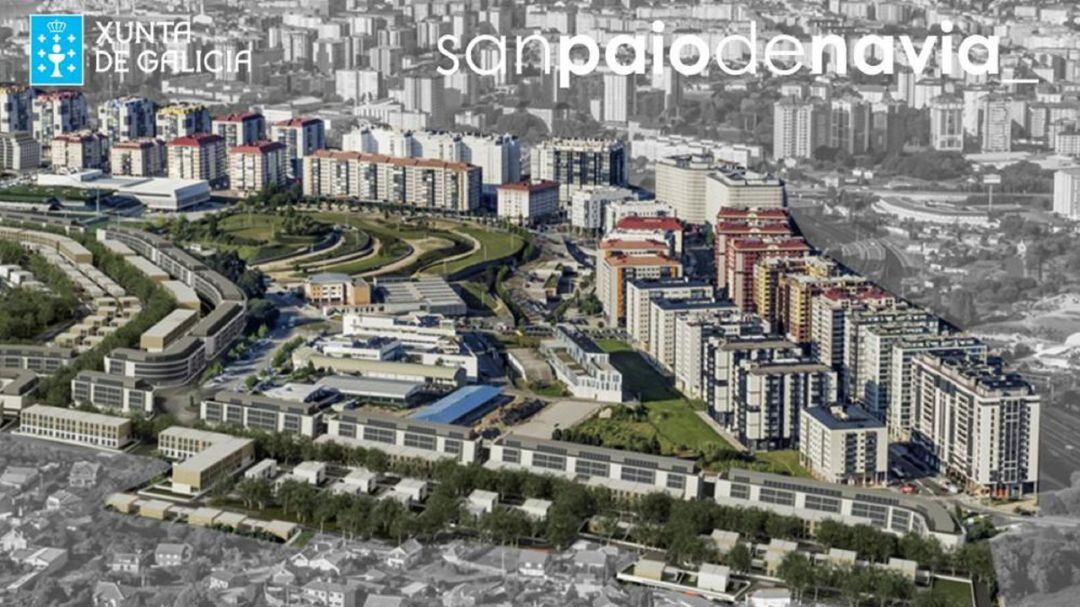 Proyecto de urbanización en San Paio de Navia en Vigo.