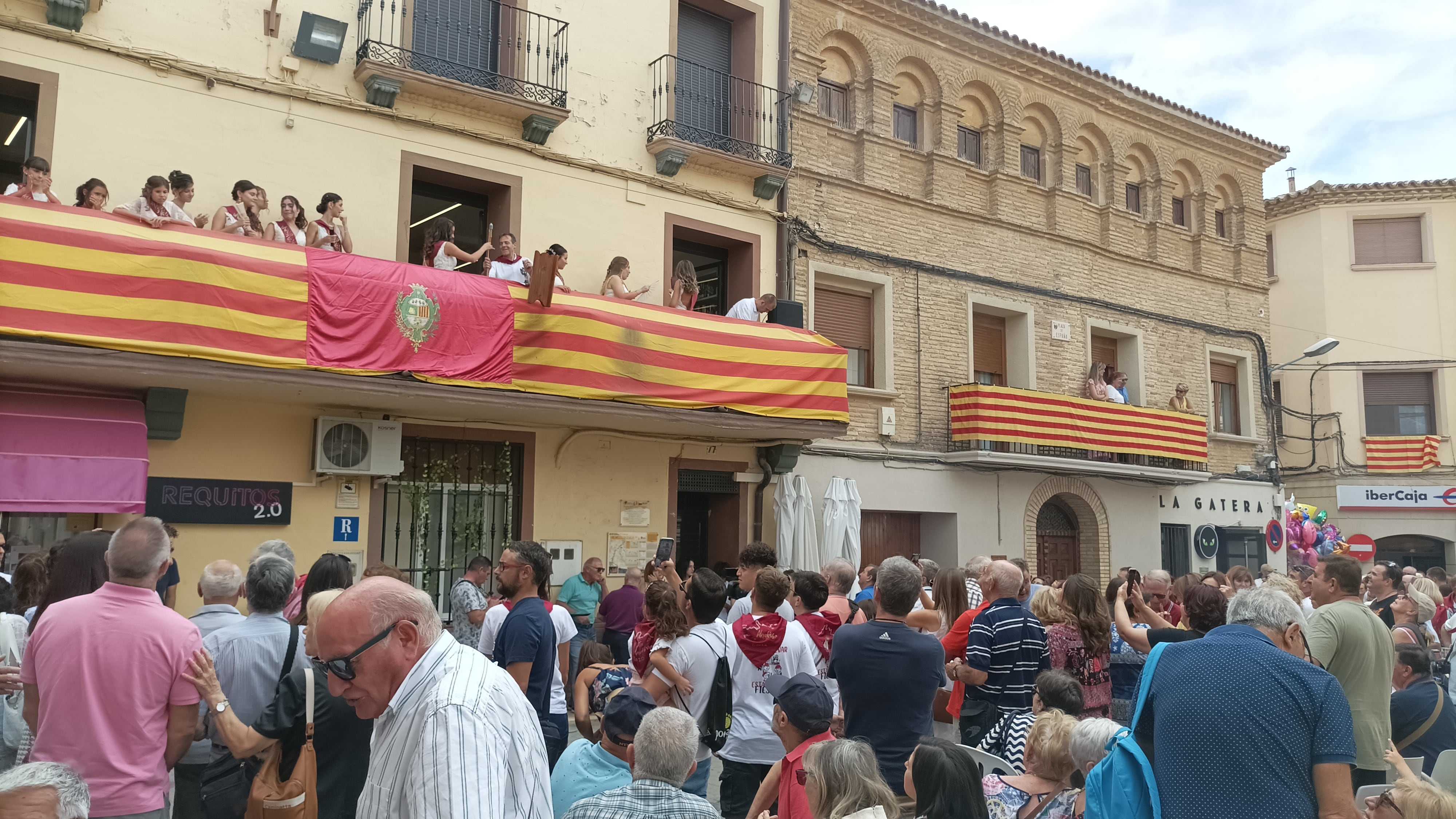 Todo está preparado en Almudévar para el comienzo de las fiestas