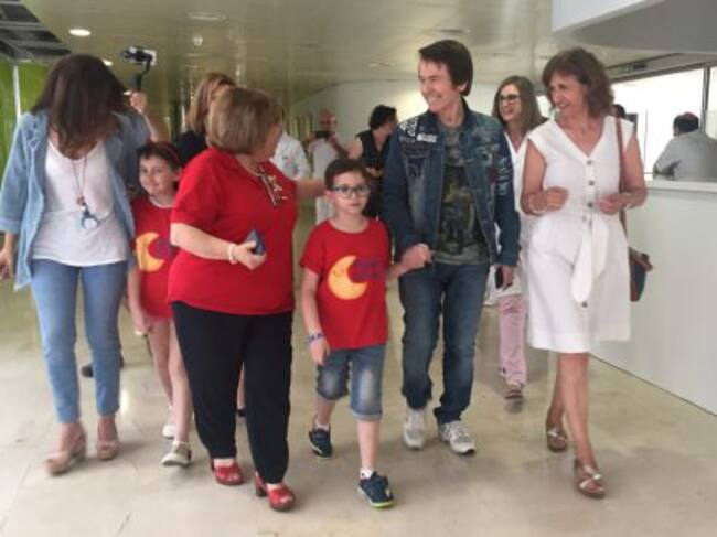 Raphael a su llegada al Hospital