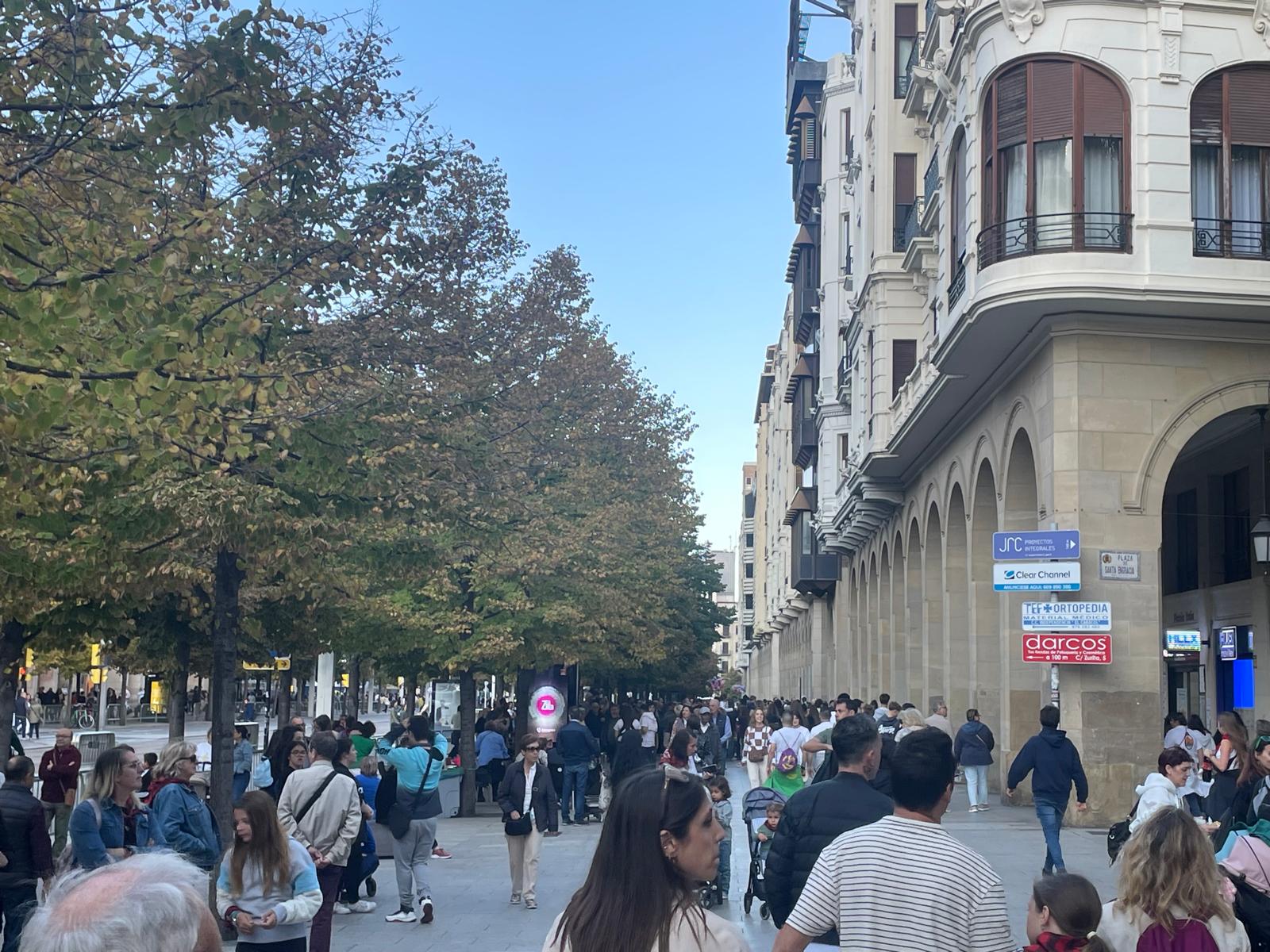 Paseo de la Independencia de Zaragoza durante estas Fiestas del Pilar