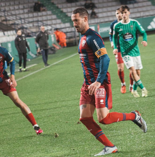 Sielva durante una acción del partido en Ferrol