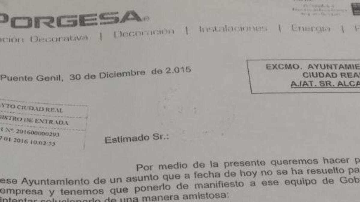 Tiene pruebas y va a denunciar