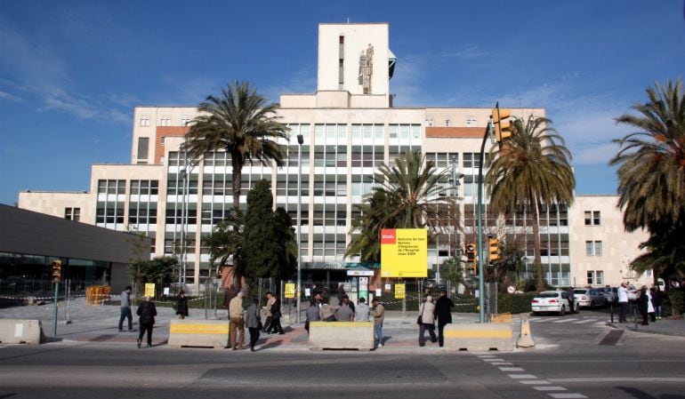 Façana de l&#039;actual hospital Joan XXIII de Tarragona. 