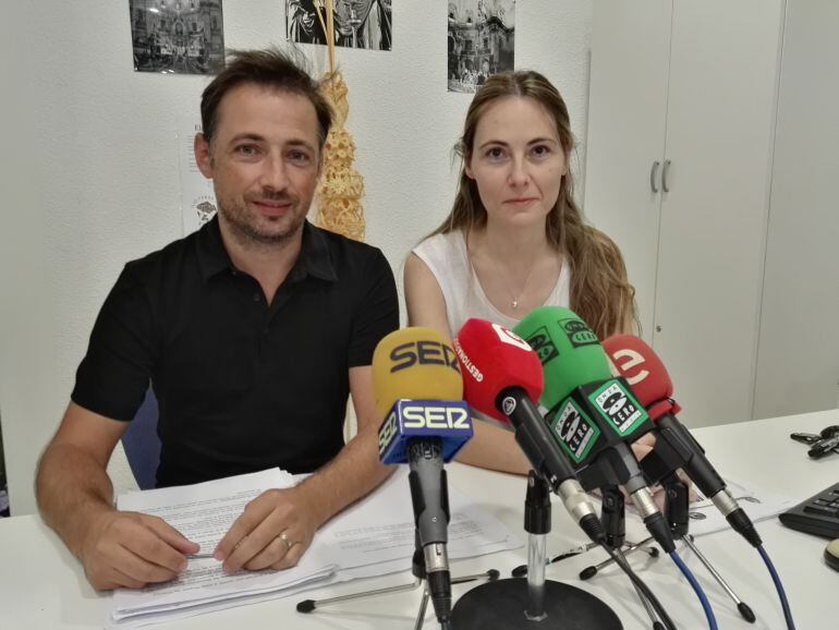 Fernando Durá y Cristina Martínez, concejales de Ilicitanos por Elche