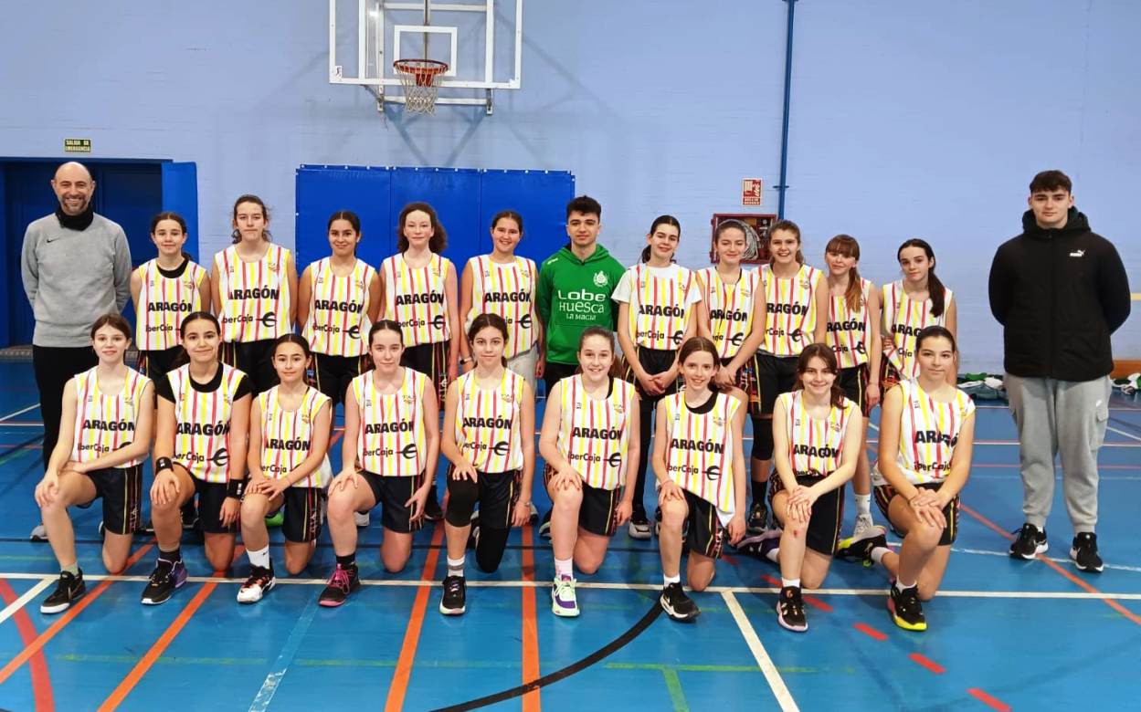 Participantes en la jornada de tecnificación en Huesca