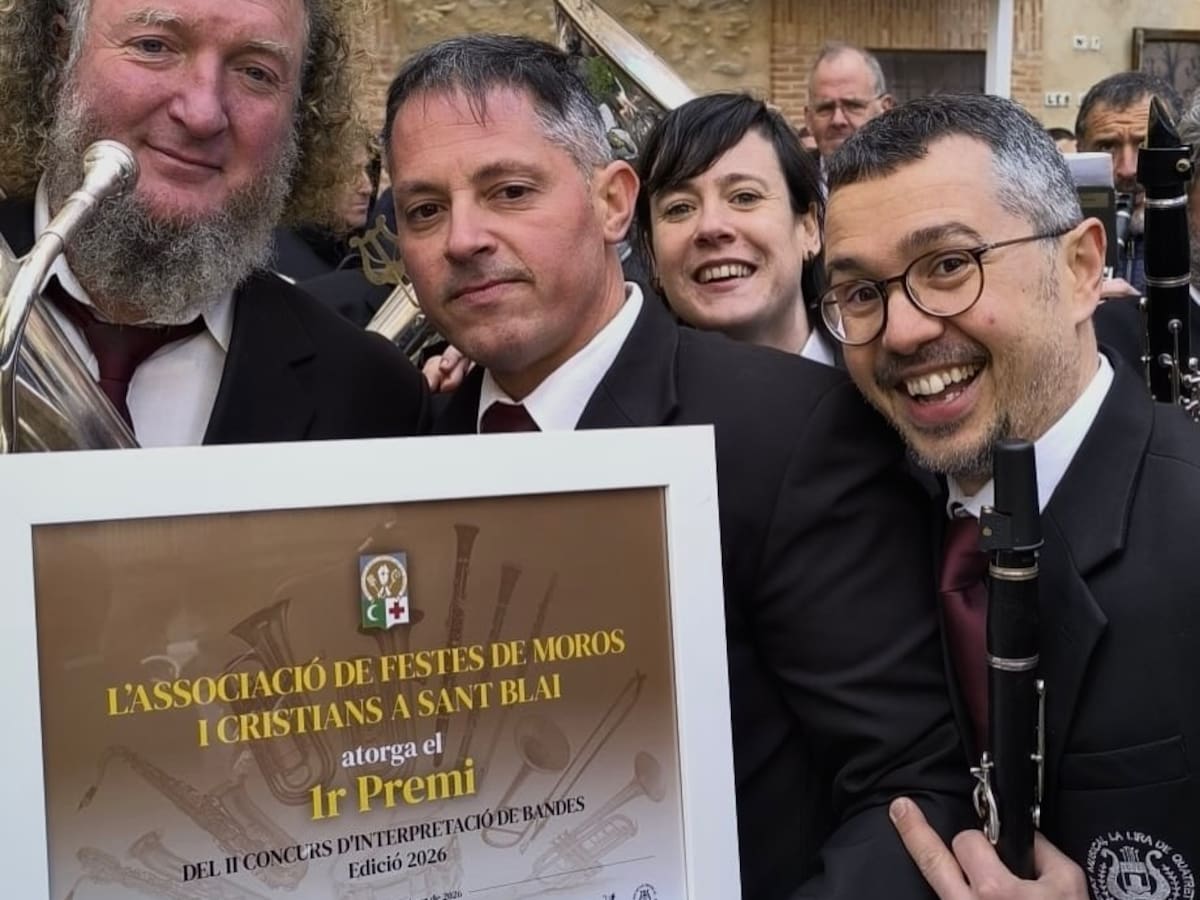 La Societat Musical “La Lira” de Quatretonda consigue el Primer premio en el concurso de bandas de Bocairent