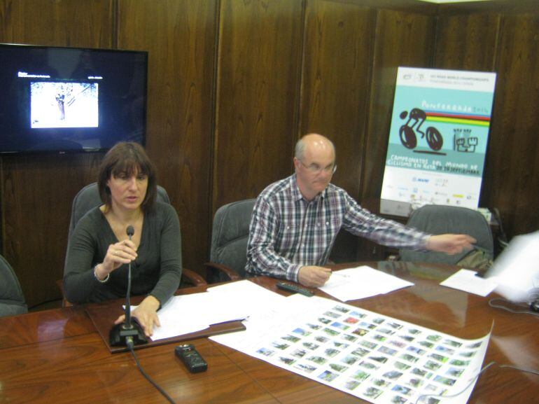 Cristina López en una de sus comparecencia como concejala de Medio Ambiente