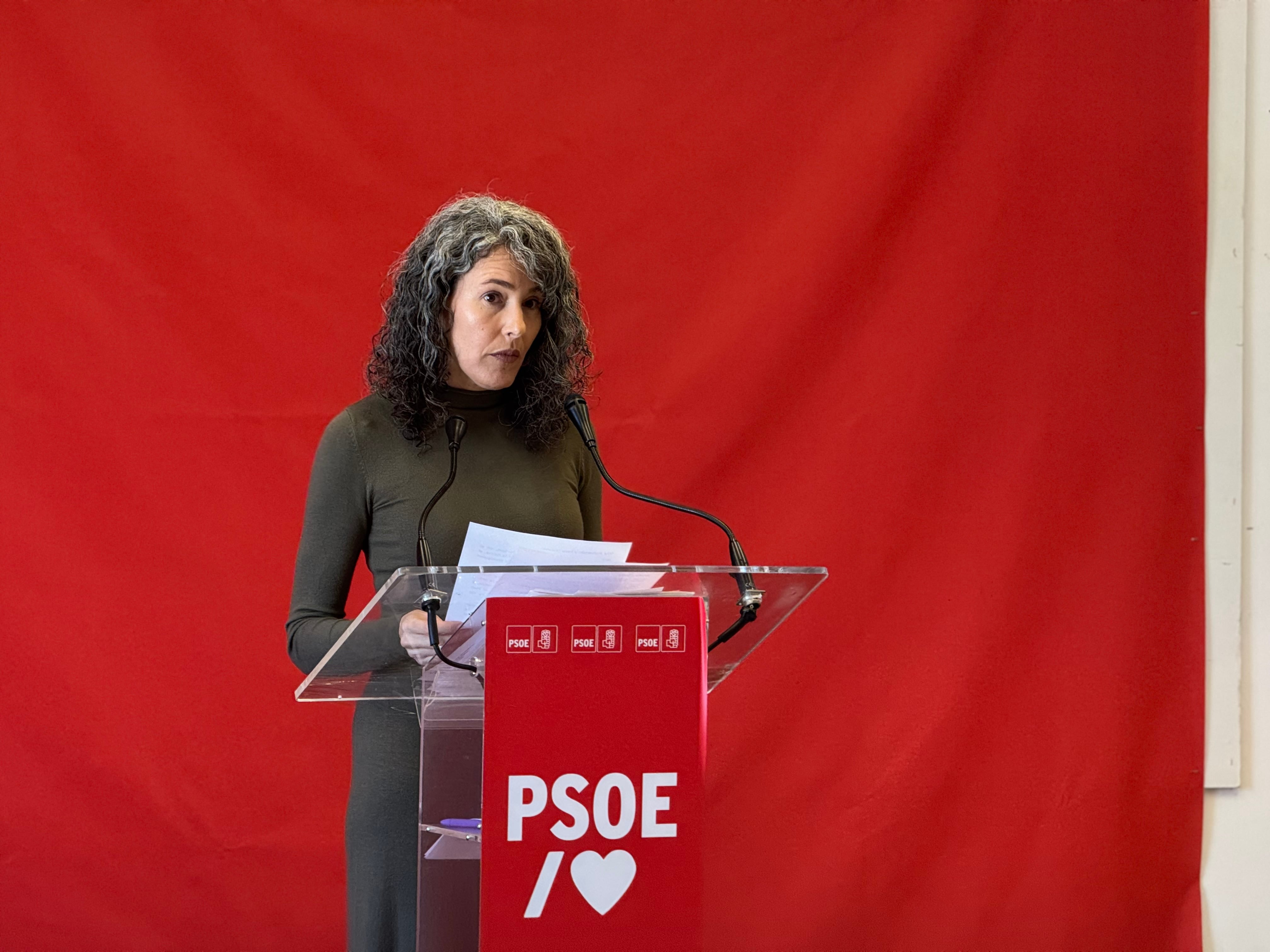 Ariagona González, portavoz del PSOE en el Cabildo de Lanzarote.