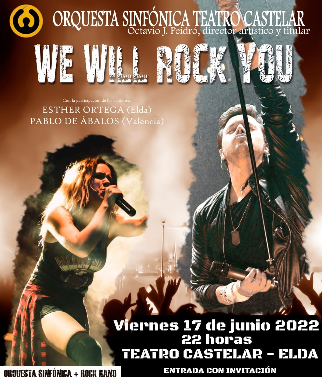 Cartel del concierto We Will Rock You