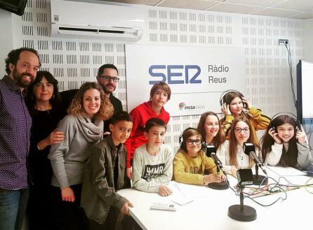 Foto de família del Dia de la Ràdio a Ràdio Reus