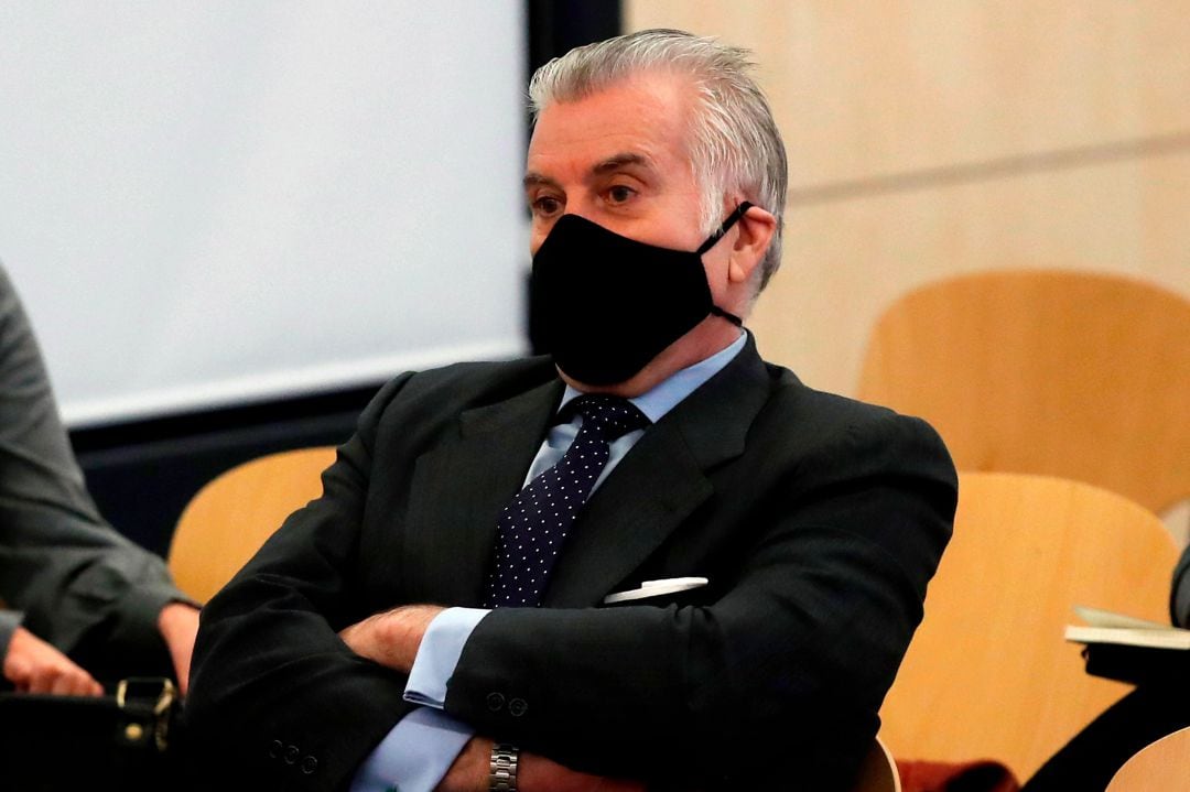 Luis Bárcenas, durante el juicio a la caja b del PP.