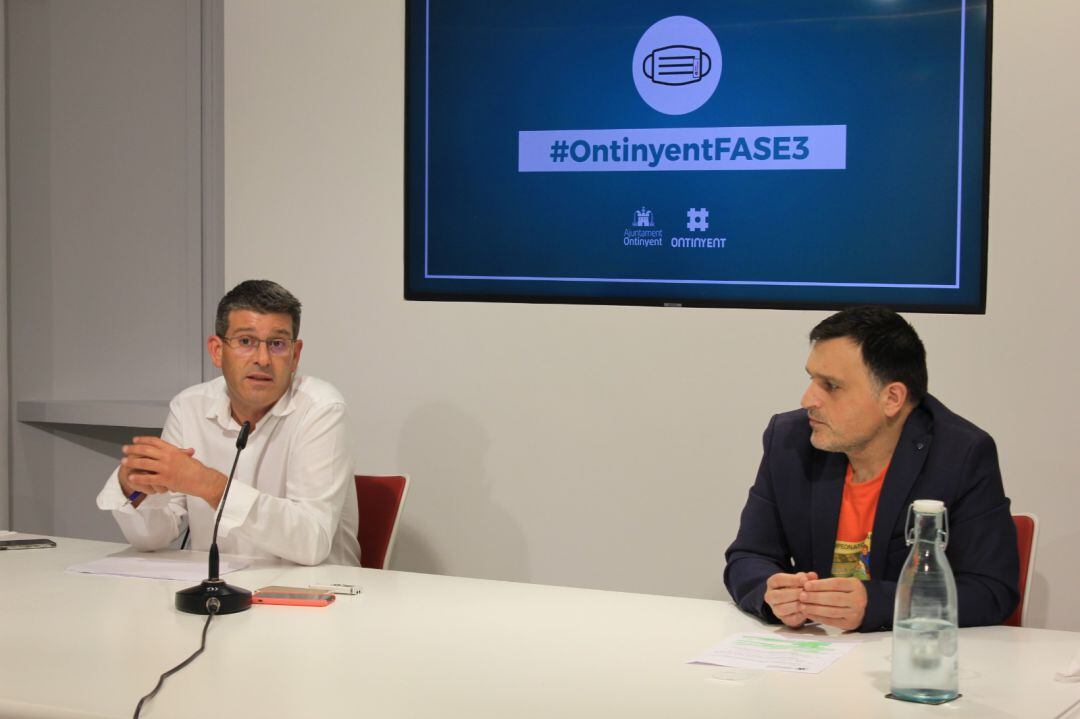 Jorge Rodríguez i Óscar Borrell a la roda de presentació