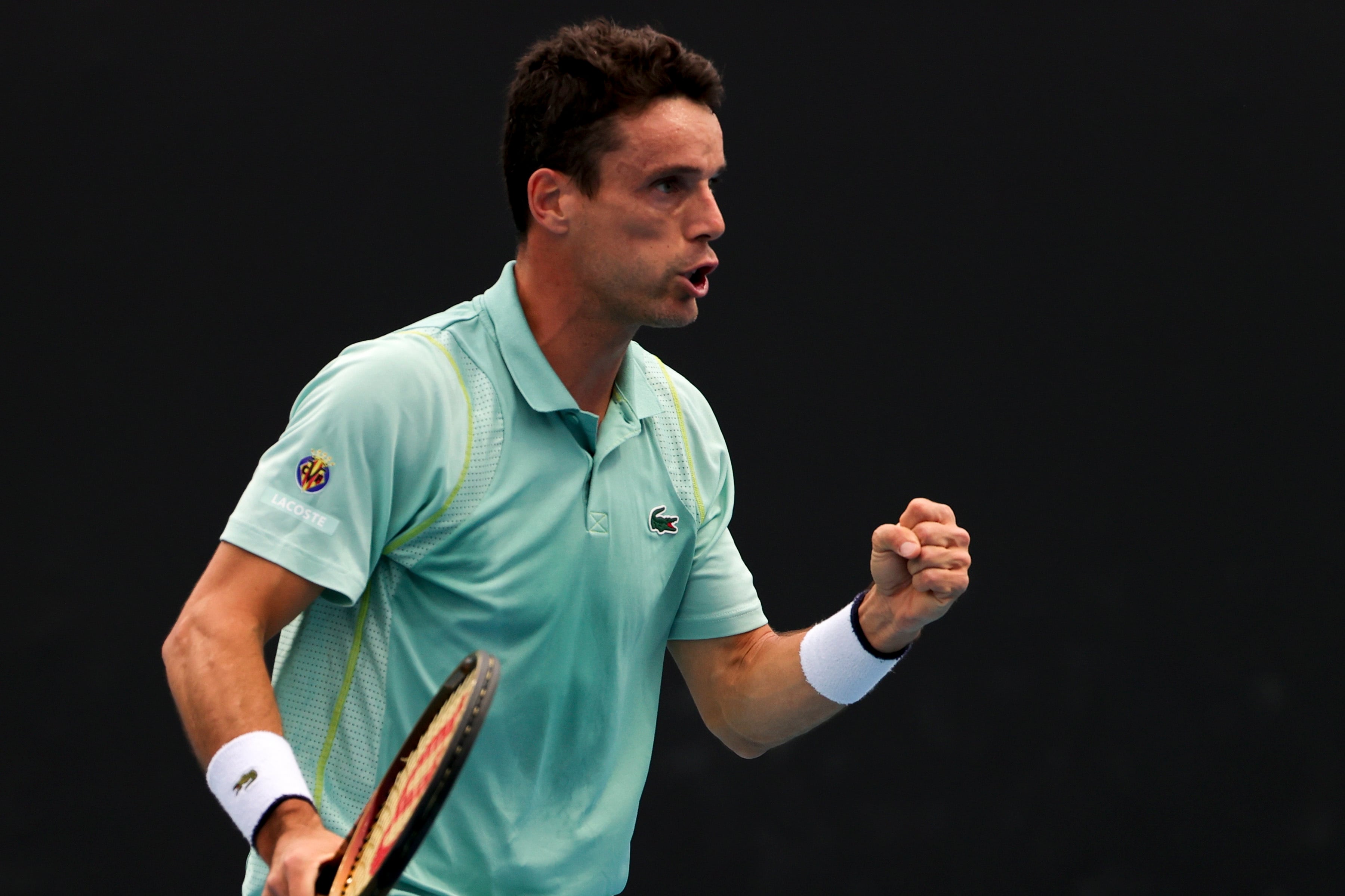 Melbourne (Australia), 19/01/2023.- Roberto Bautista Agut of Spain reacts during his men&#039;s singles second round match against Brandon Holt of the US at the Australian Open tennis tournament in Melbourne, Australia, 19 January 2023. (Tenis, Abierto, España) EFE/EPA/FAZRY ISMAIL
