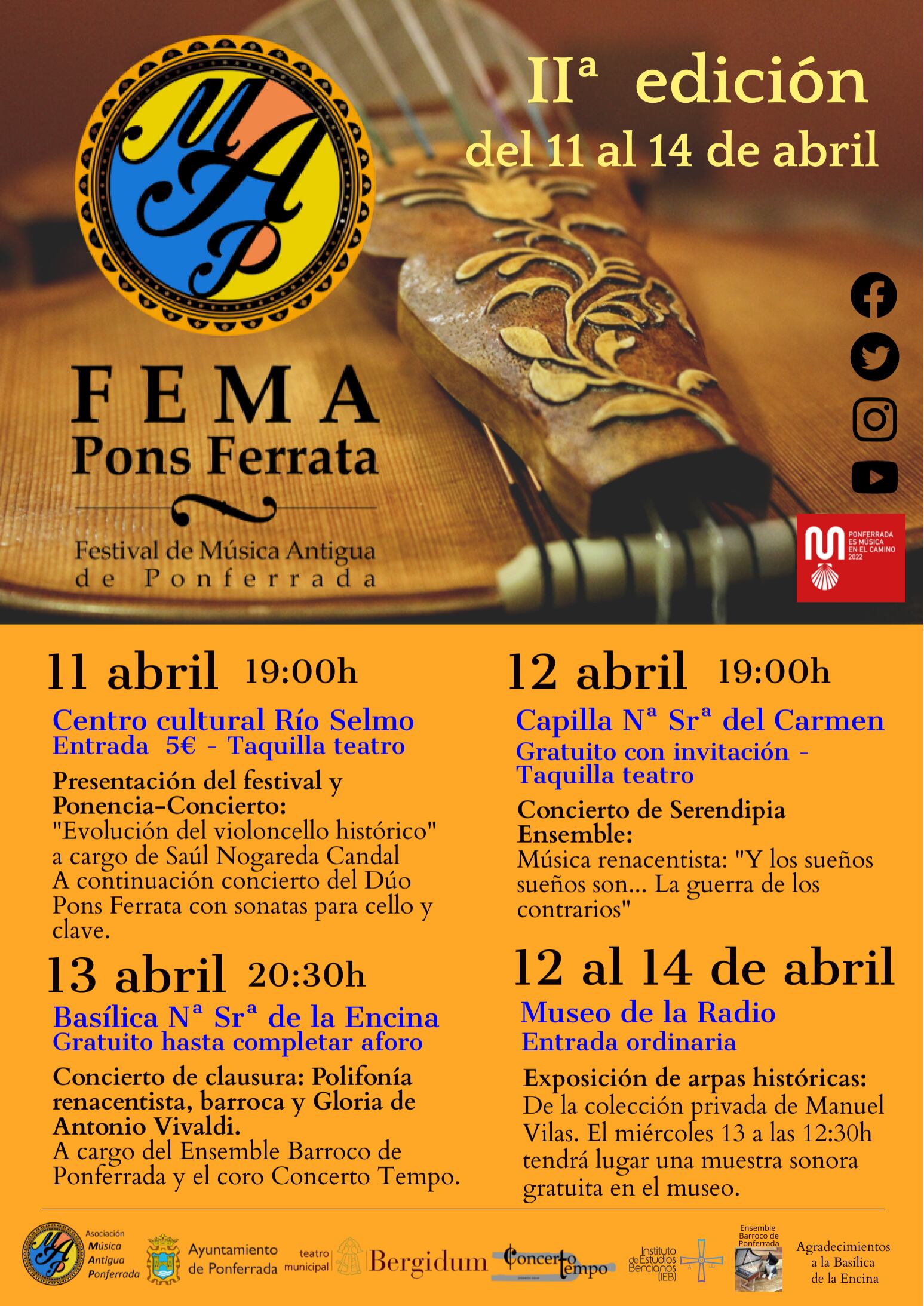 Cartel del programa 2022