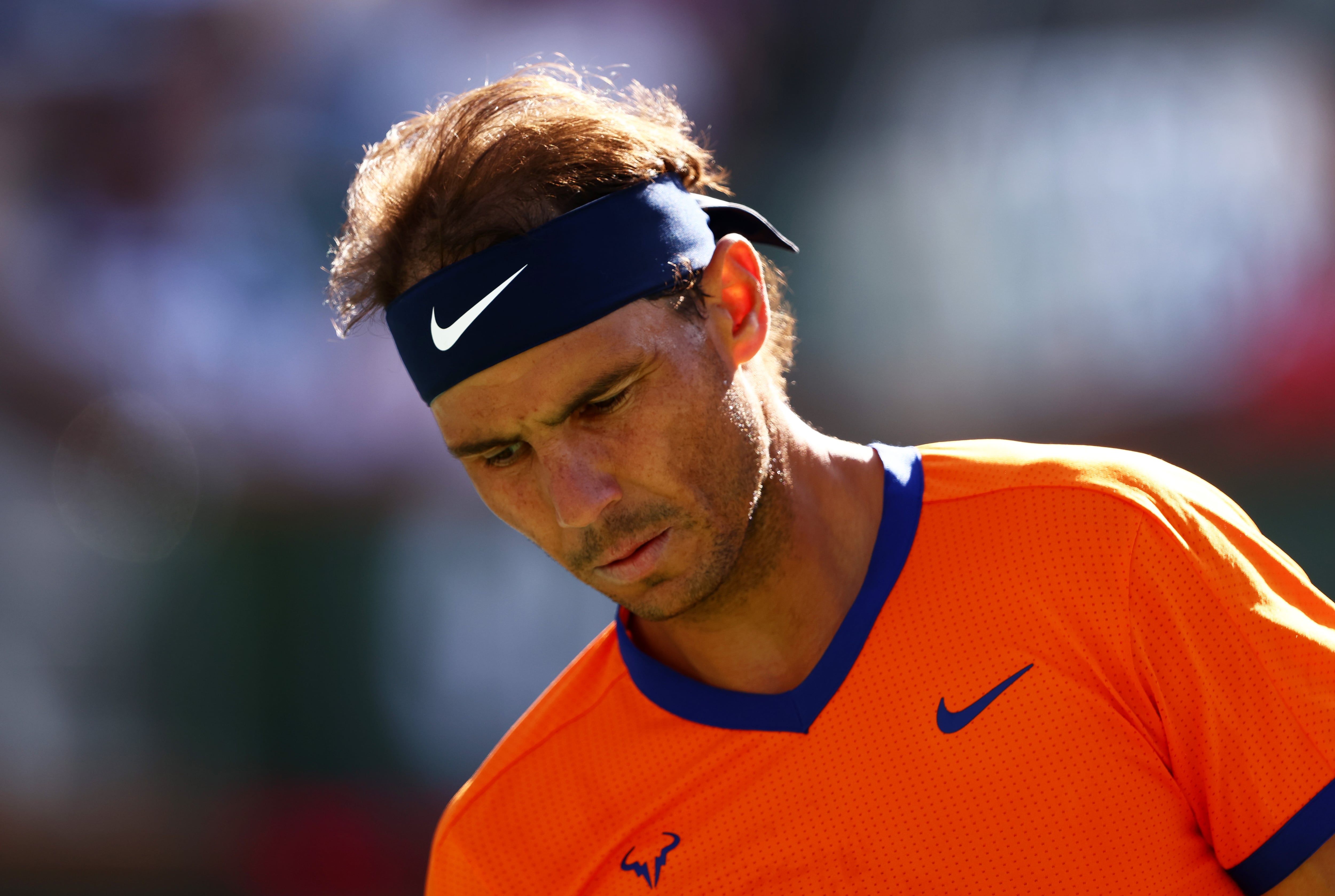 Rafael Nadal, en la final de Indian Wells frente a Taylor Fritz