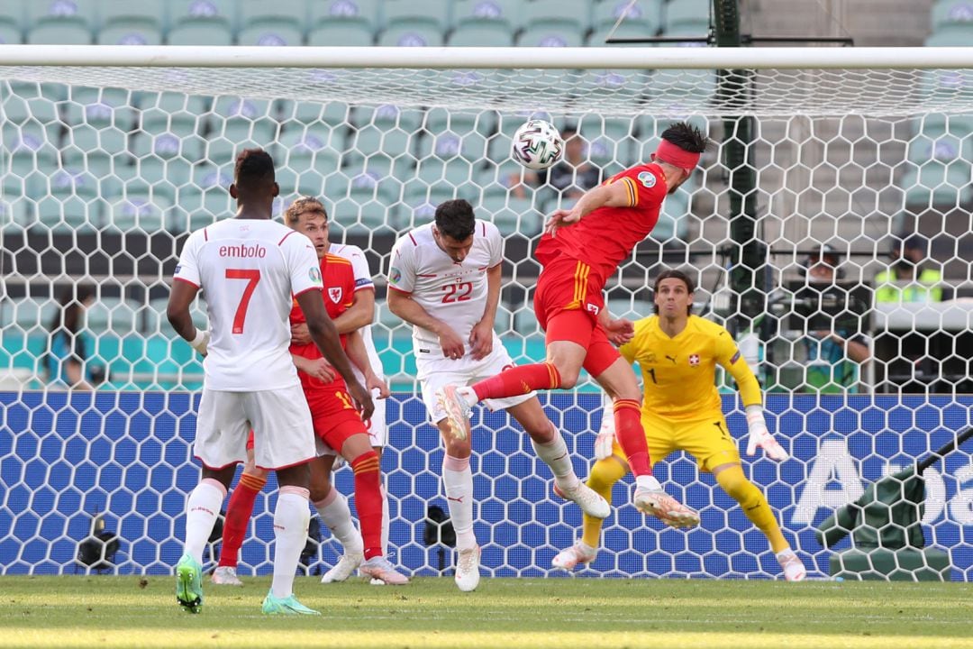 Gol de Moore. Gales - Suiza. Eurocopa 2020