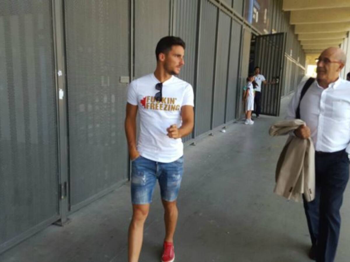 El centrocampista Juan Carlos, ya está en Málaga