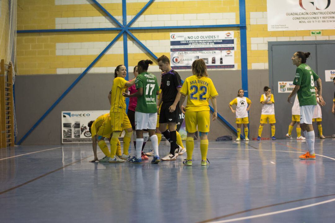 Imagen del Guada FSF durante un partido esta temporada