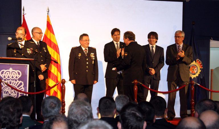 La festa de la policia es va fer a Vilobí d'Onyar.