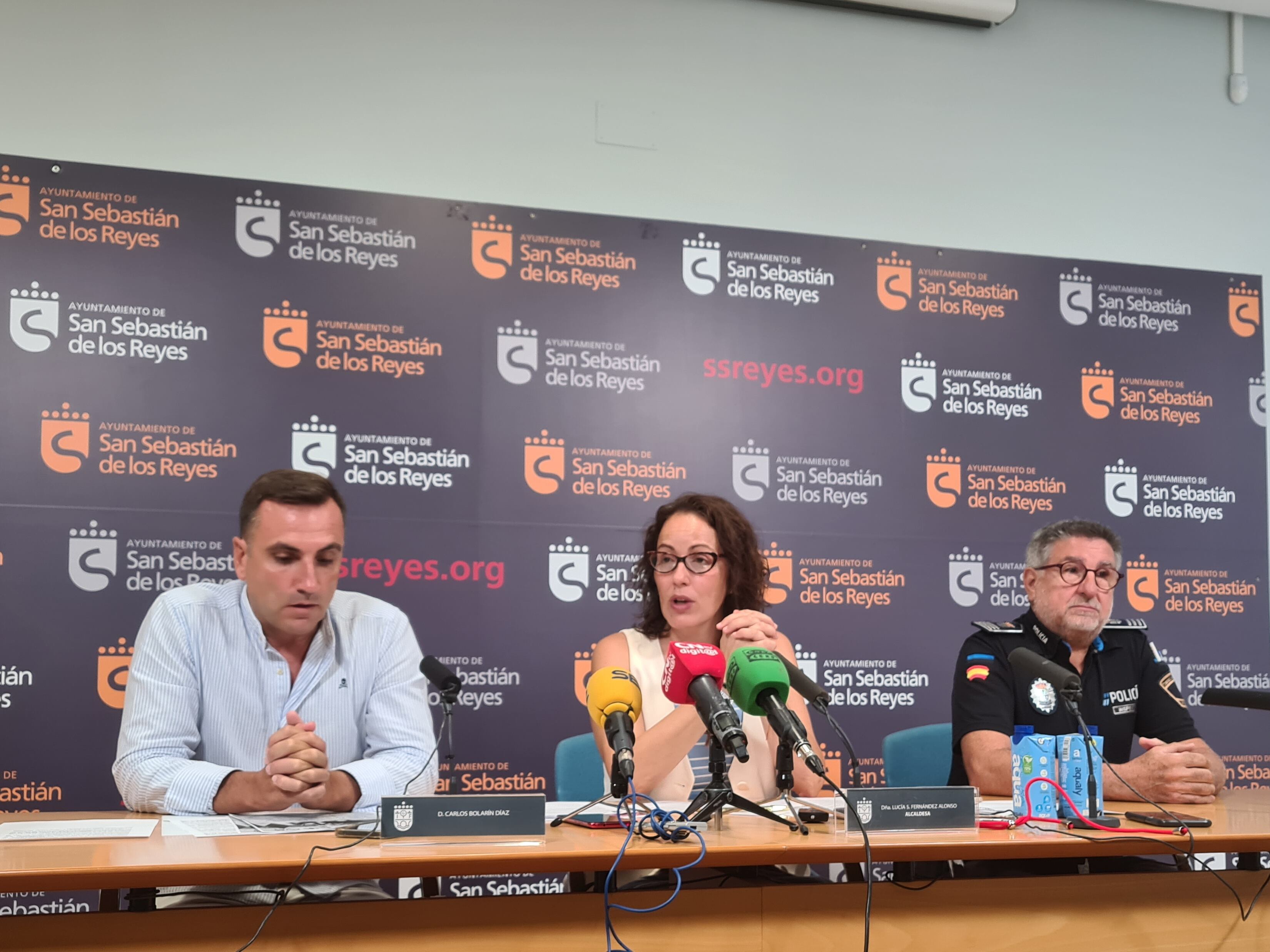 Rueda de Prensa de presentación del dispositivo de seguridad de las Fiestas de San Sebastián de los Reyes 2023