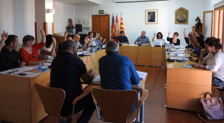 Imagen de archivo de un pleno del Consell de Formentera