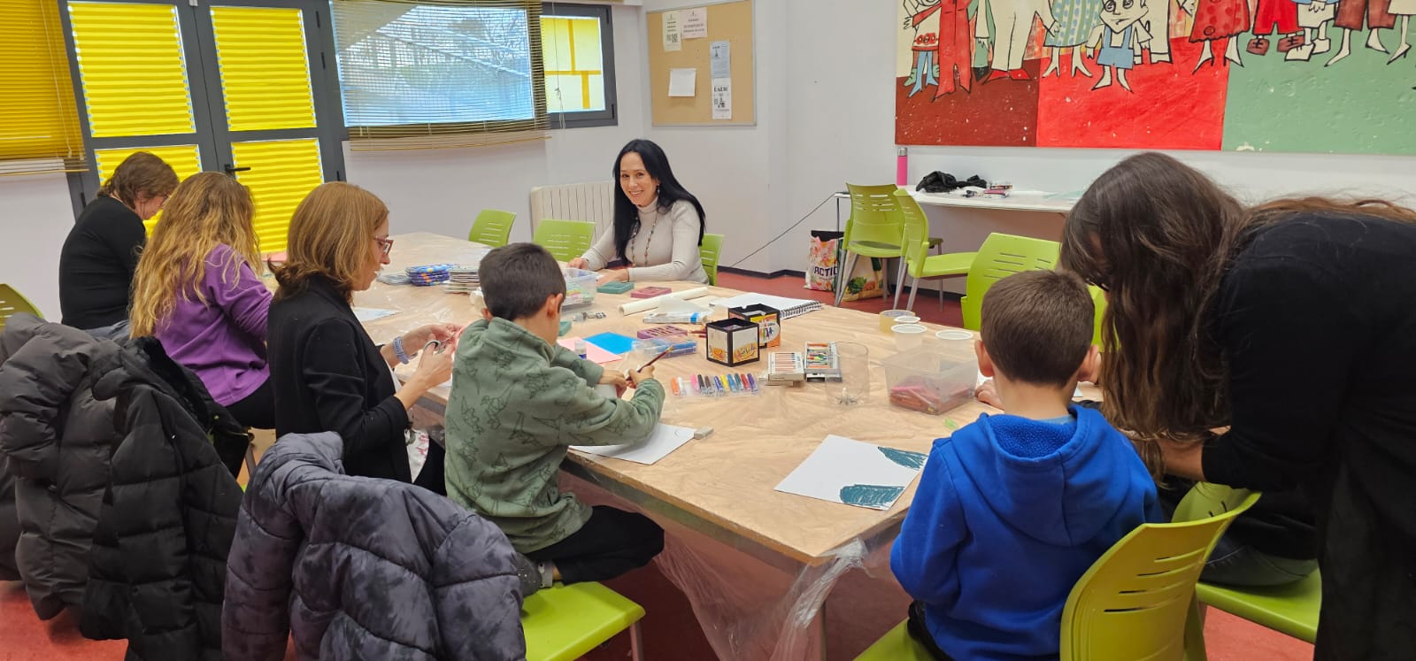 Una de las actividades de la Asociación del Barro de Alcorcón