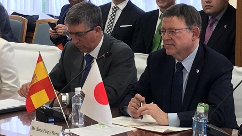 Viaje institucional de Ximo Puig a Japón