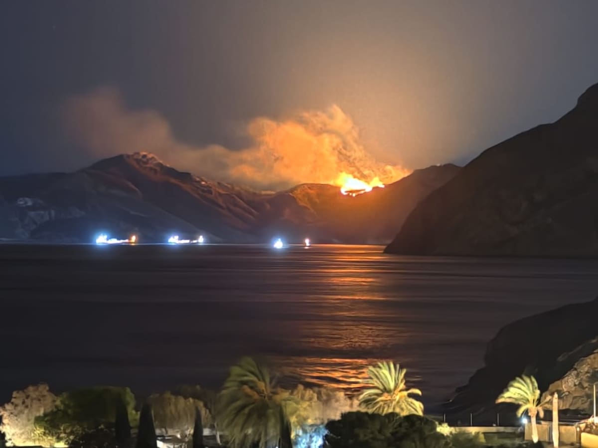 Dan por extinguido el incendio forestal de Cabo Tiñoso