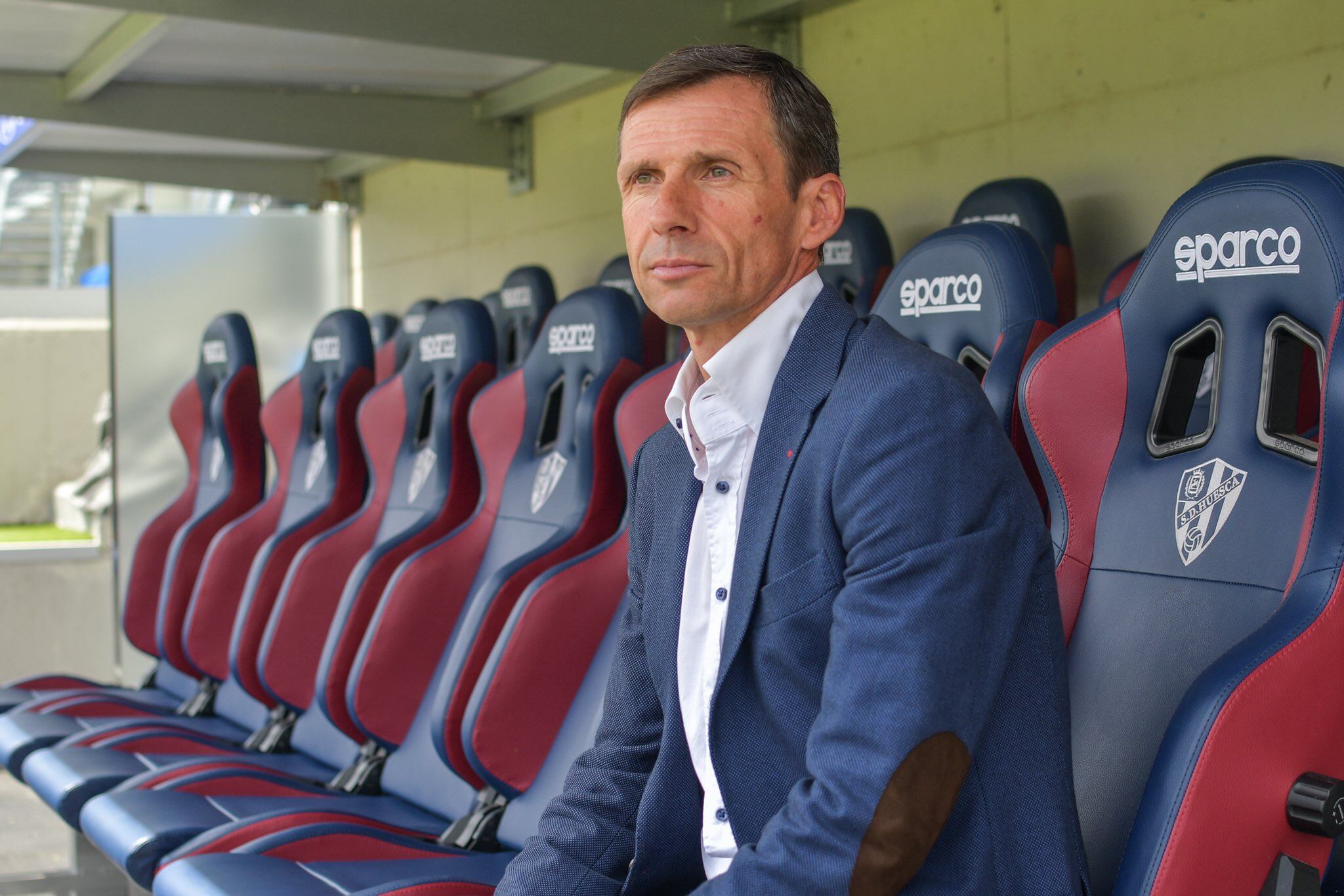 Cuco Ziganda cumple 100 días como entrenador de la SD Huesca/ Foto SD Huesca