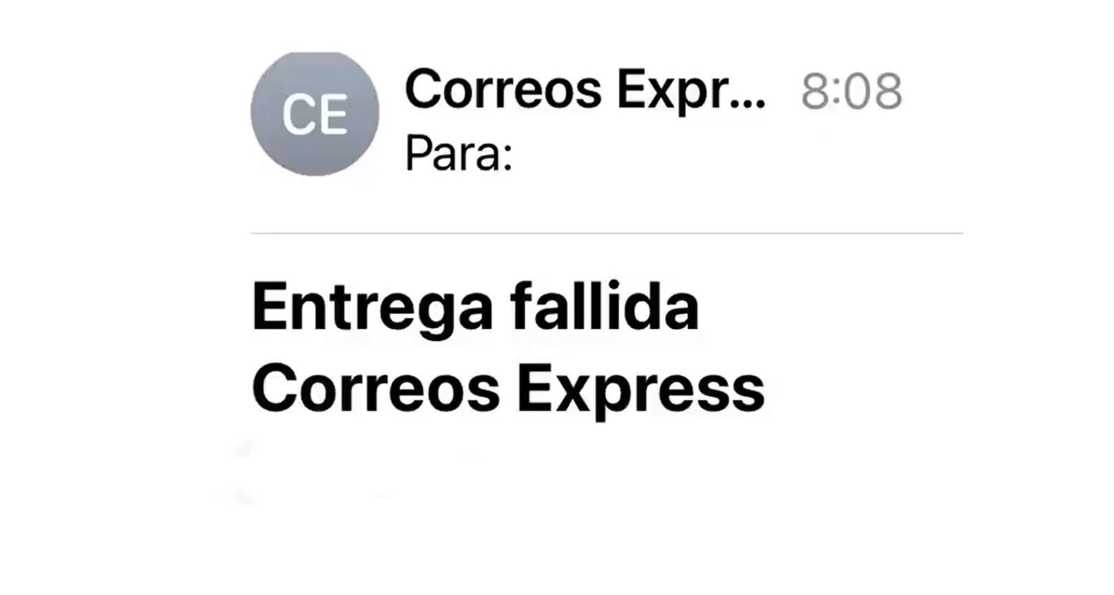 La Policía advierte acerca de la estafa de Correos Express.