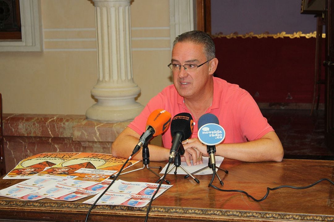 Rafa Sáez, concejal de Cultura de Novelda