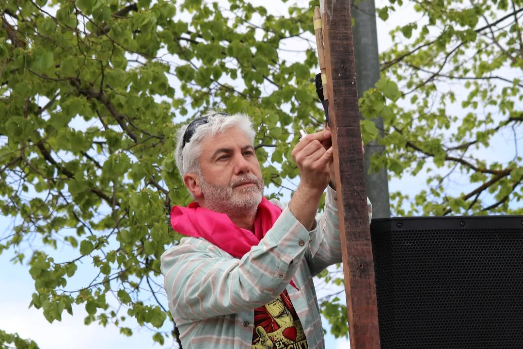 El presidente de la Asociación de Vecinos del Cristo