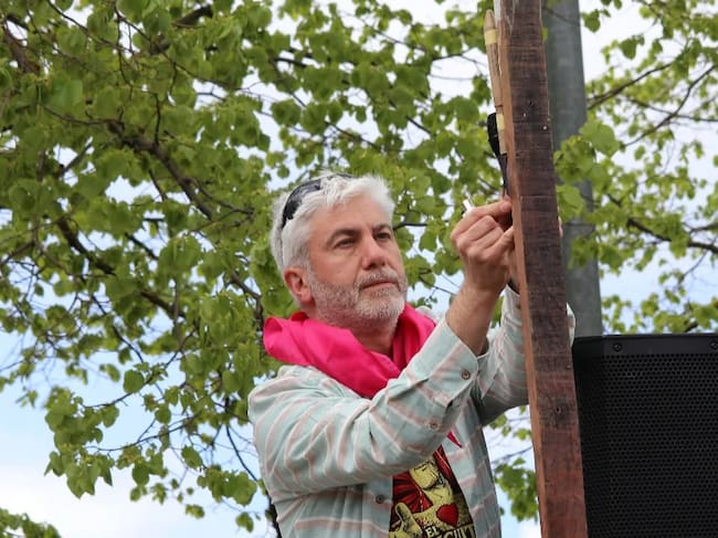 El presidente de la Asociación de Vecinos del Cristo