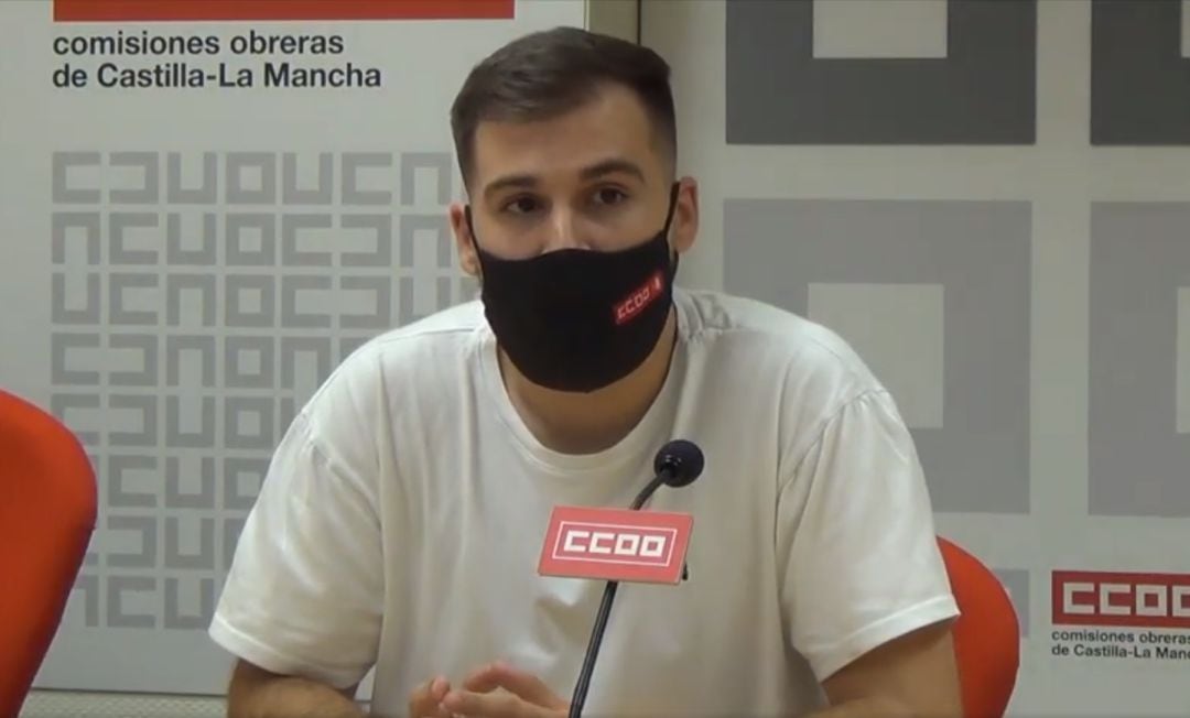 Juan Carlos del Puerto, secretario regional de Juventud y Formación Sindical de CCOO 