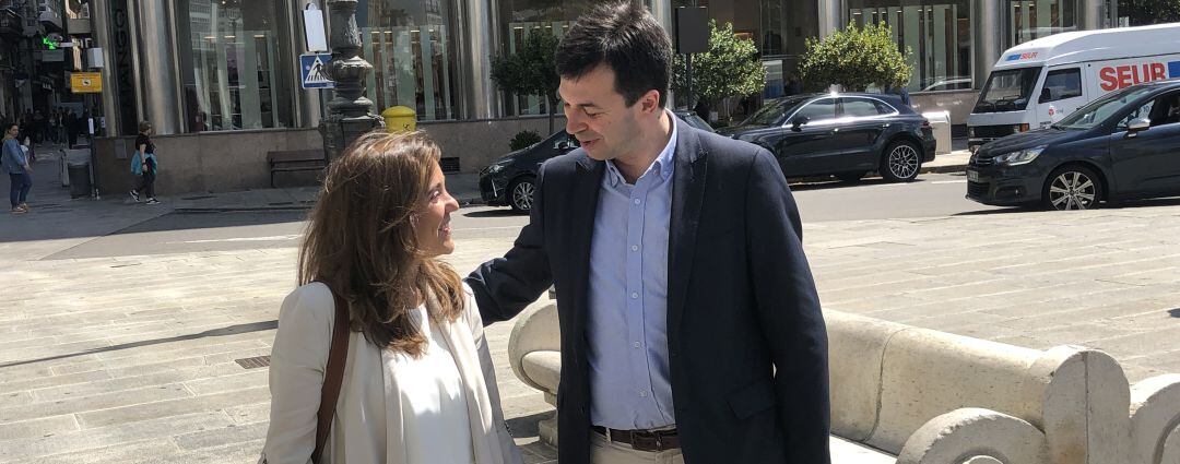 Gonzalo Caballero e Inés Rey, PSOE