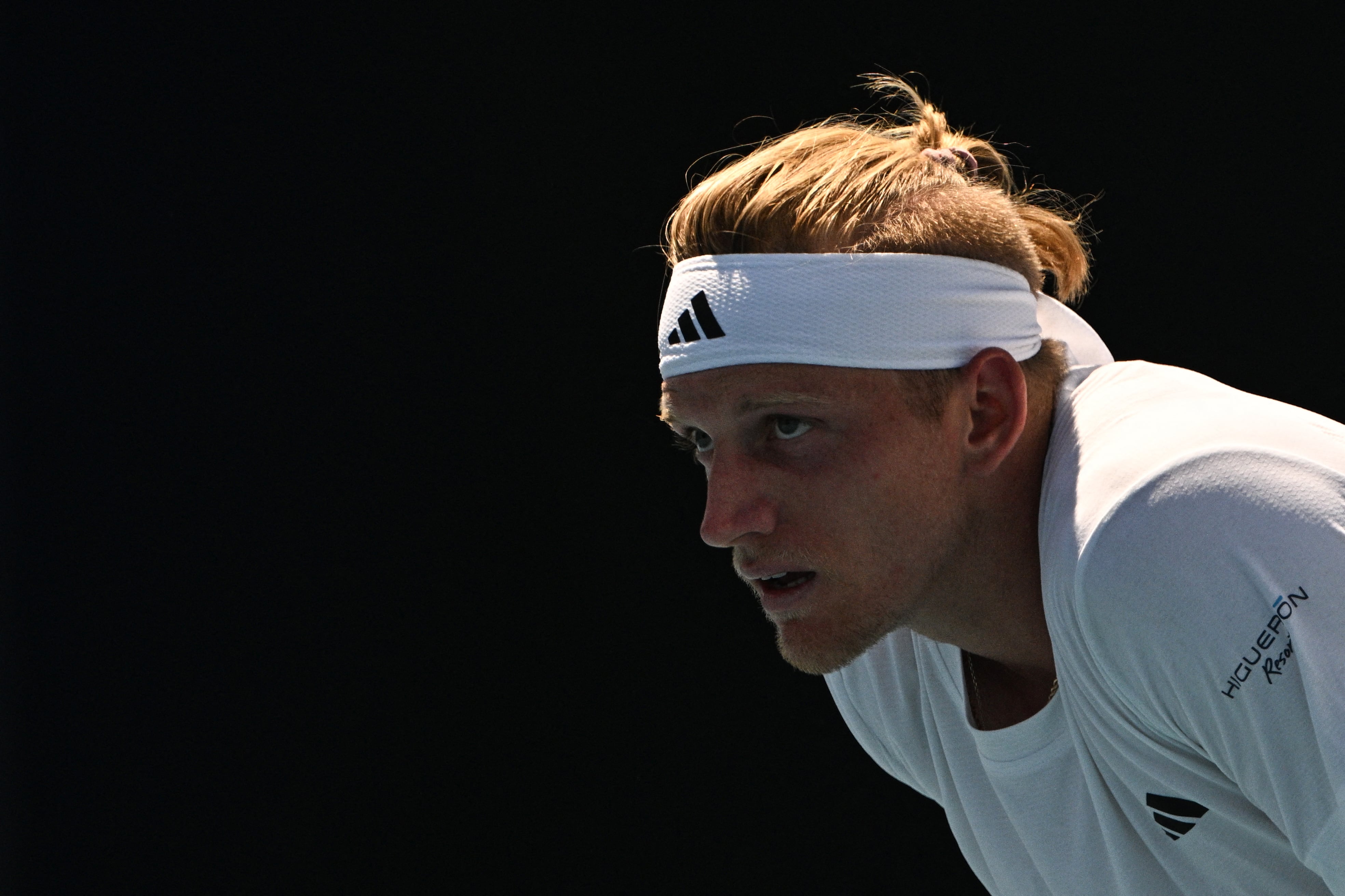 Davidovich, durante el Open de Australia.