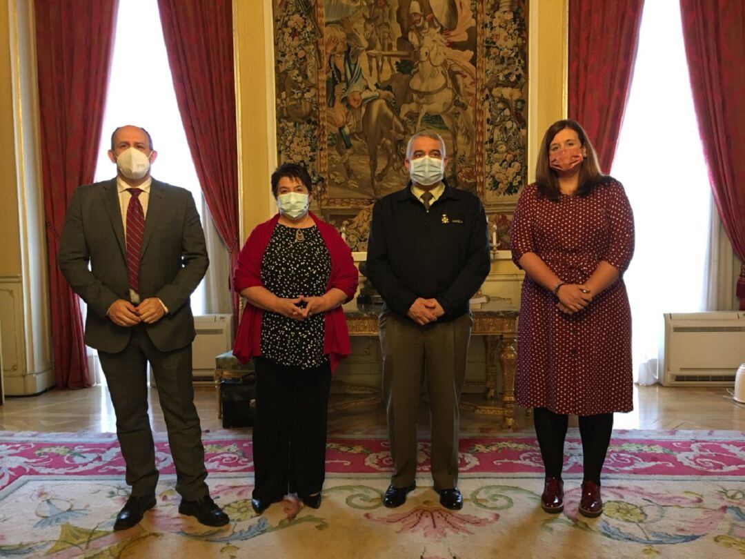 Reunión de la alcaldesa con el Jefe del Estado Mayor del Ejército de Tierra