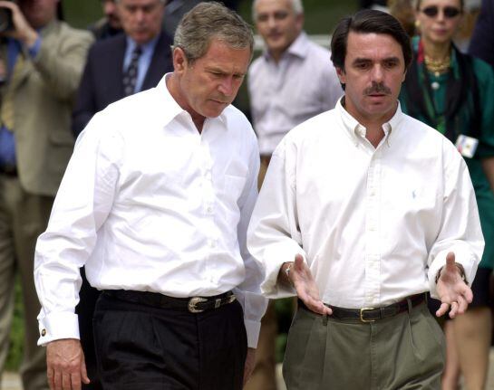 El 12 de junio de 2001, el presidente de EEUU, George Bush, fue recibido por el presidente Aznar en la finca de Quintos de Mora (Toledo).