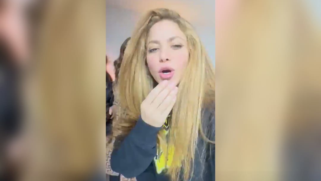 Shakira, en la fiesta que dio en su casa.