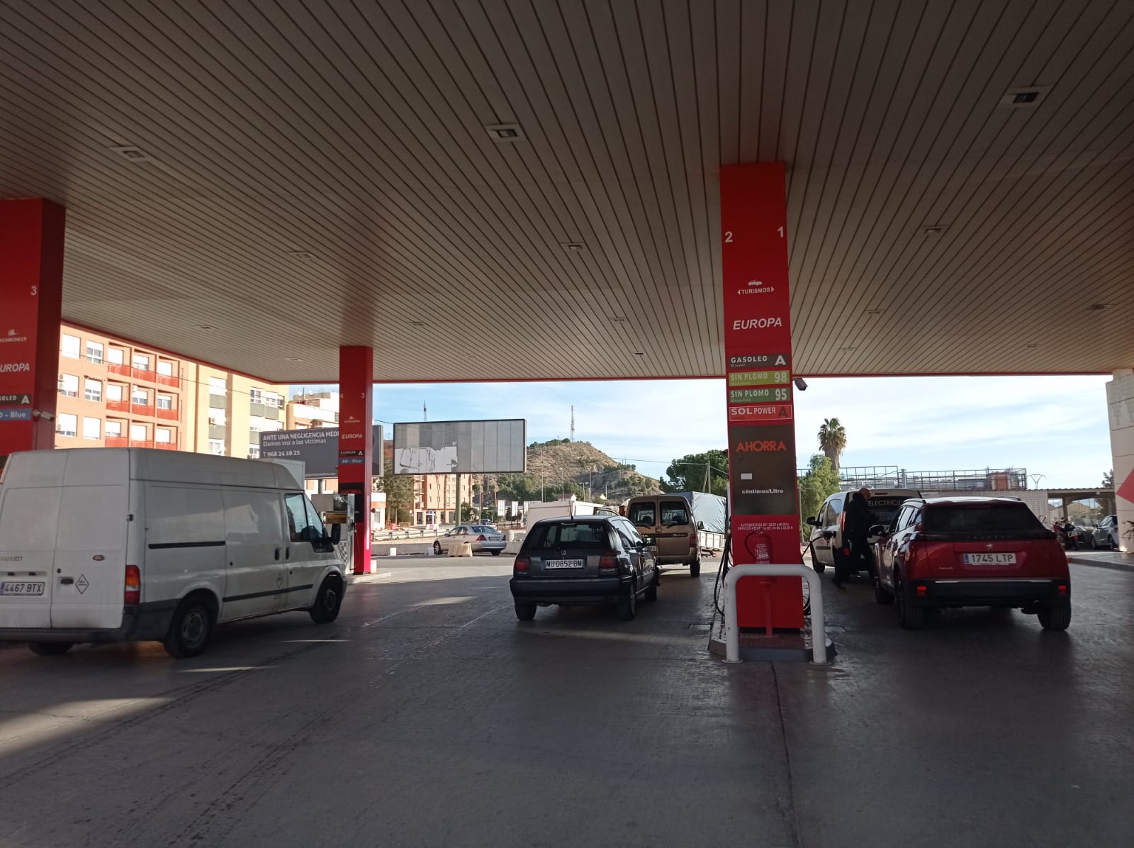 Gasolinera Europa de Lorca (Murcia)