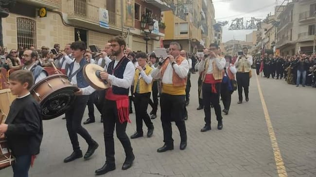 La Colla, hace unos días en Onil