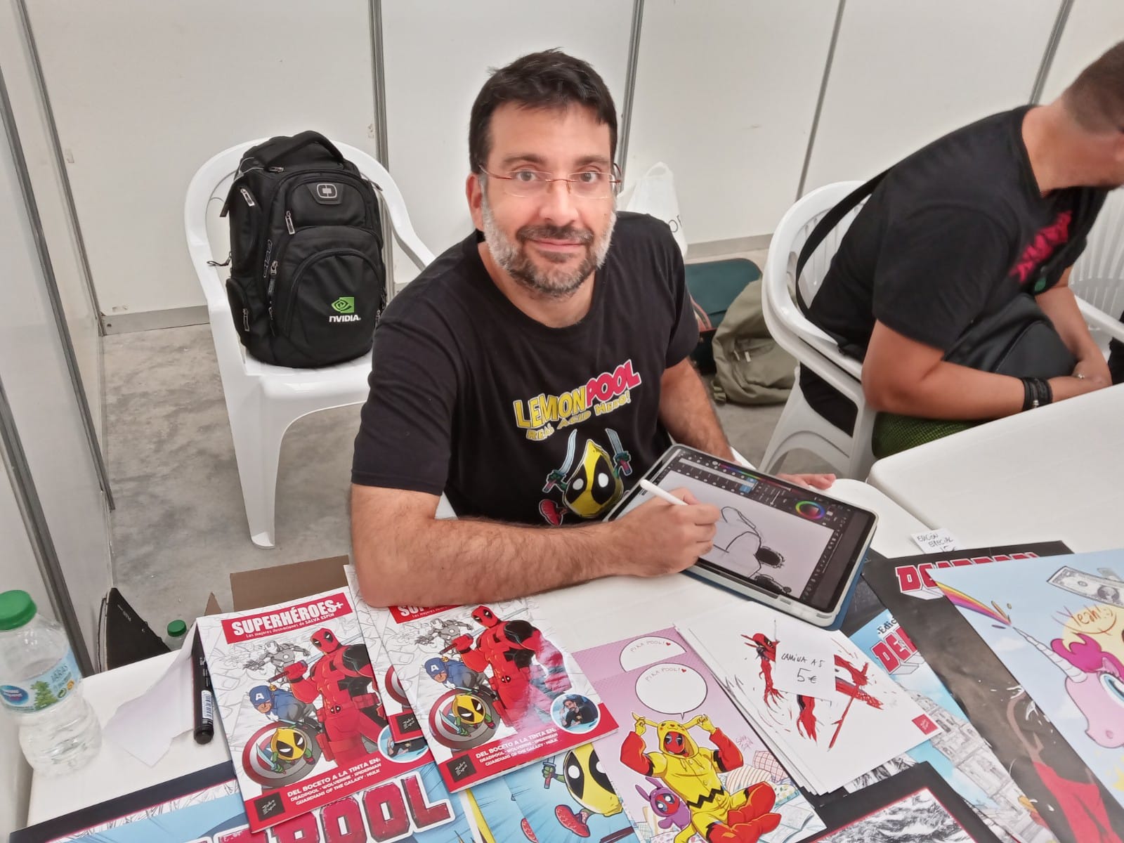 Salva Espín, dibujante de &#039;Marvel&#039; en la XII Feria Internacional del Cómic de El Provencio