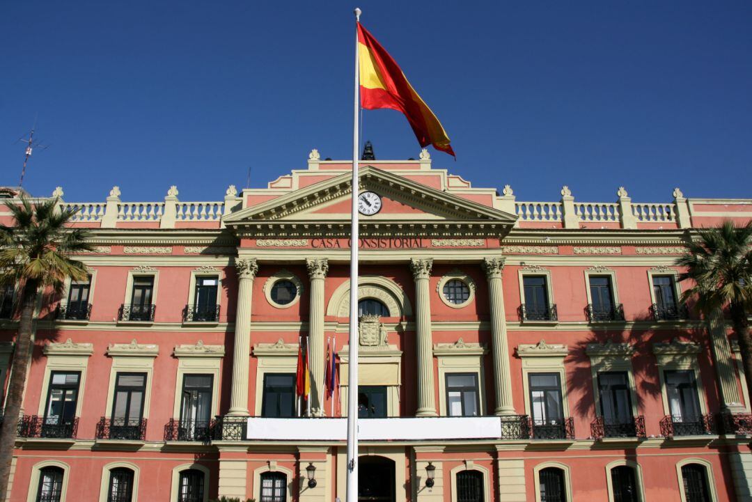 Fachada del Ayuntamiento de Murcia