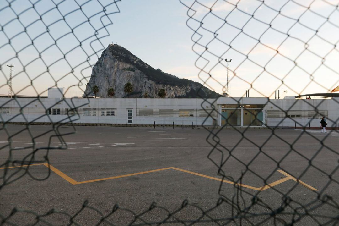 Imagen de archivo de la frontera de Gibraltar