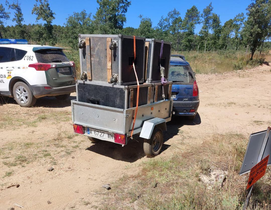 Material intervenido