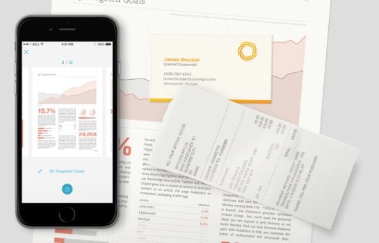 La aplicación ‘Scannable’ permite escanear tickets, facturas y documentos