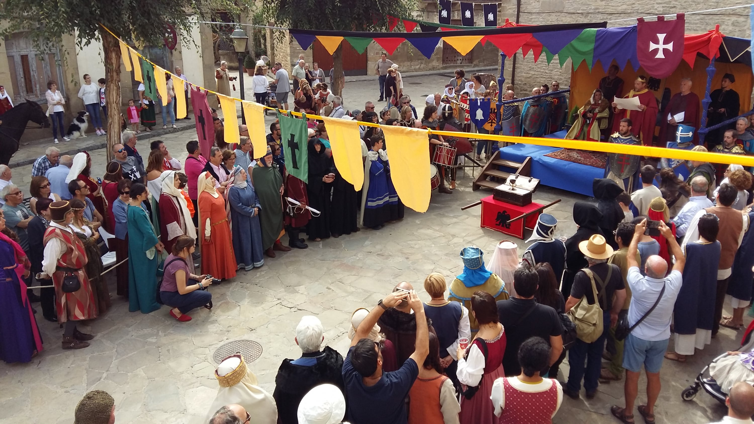 Recreación de la Estancia del Santo Grial en Bailo en 2018