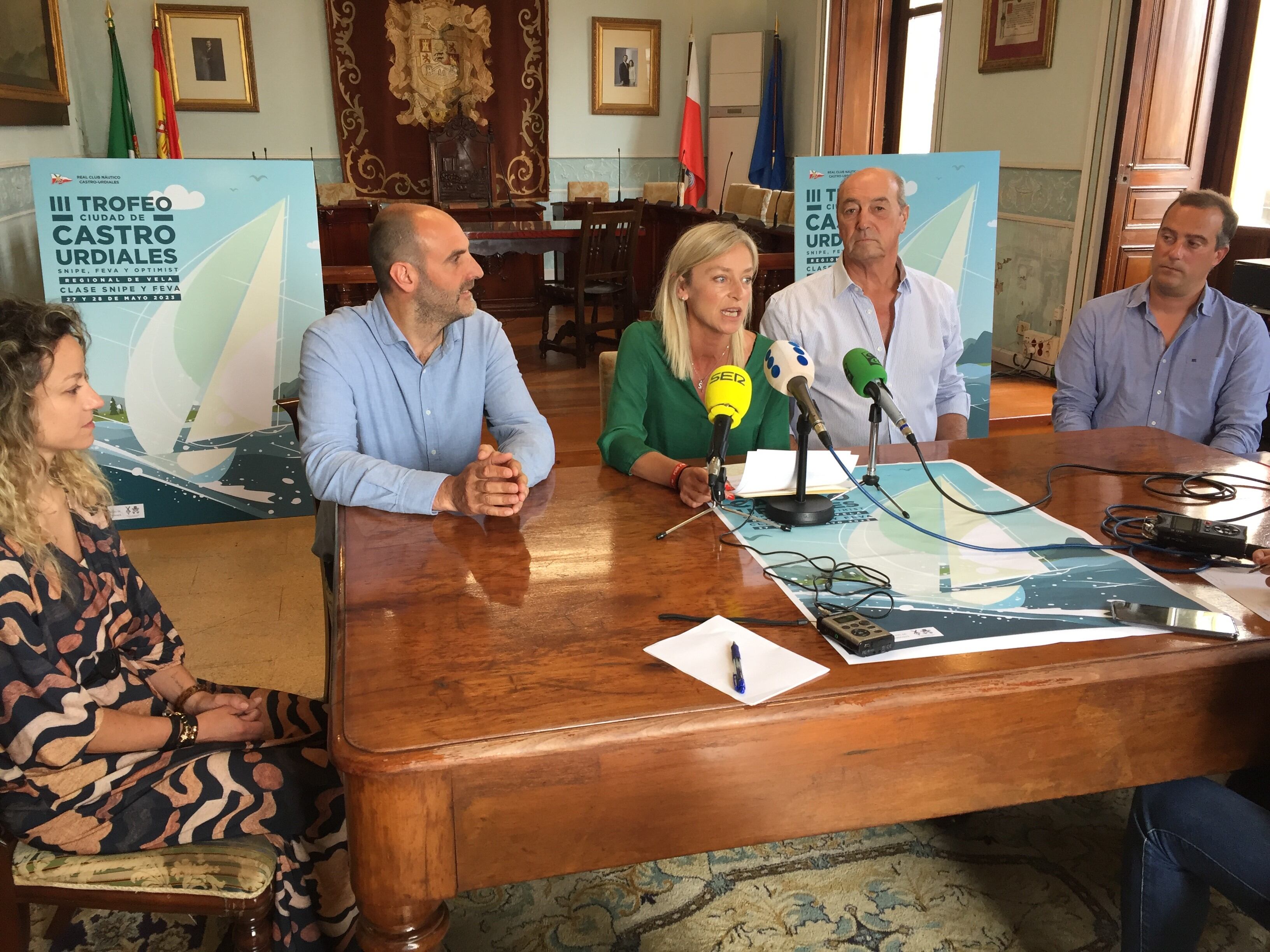 Rafael González, Susana Herran, Carlos Sánchez-Pando y Jaime Soler