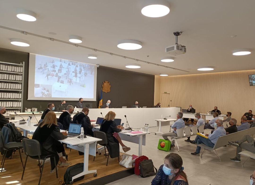 Joan Pau Miquel durant el judici de la causa primera de BPA.