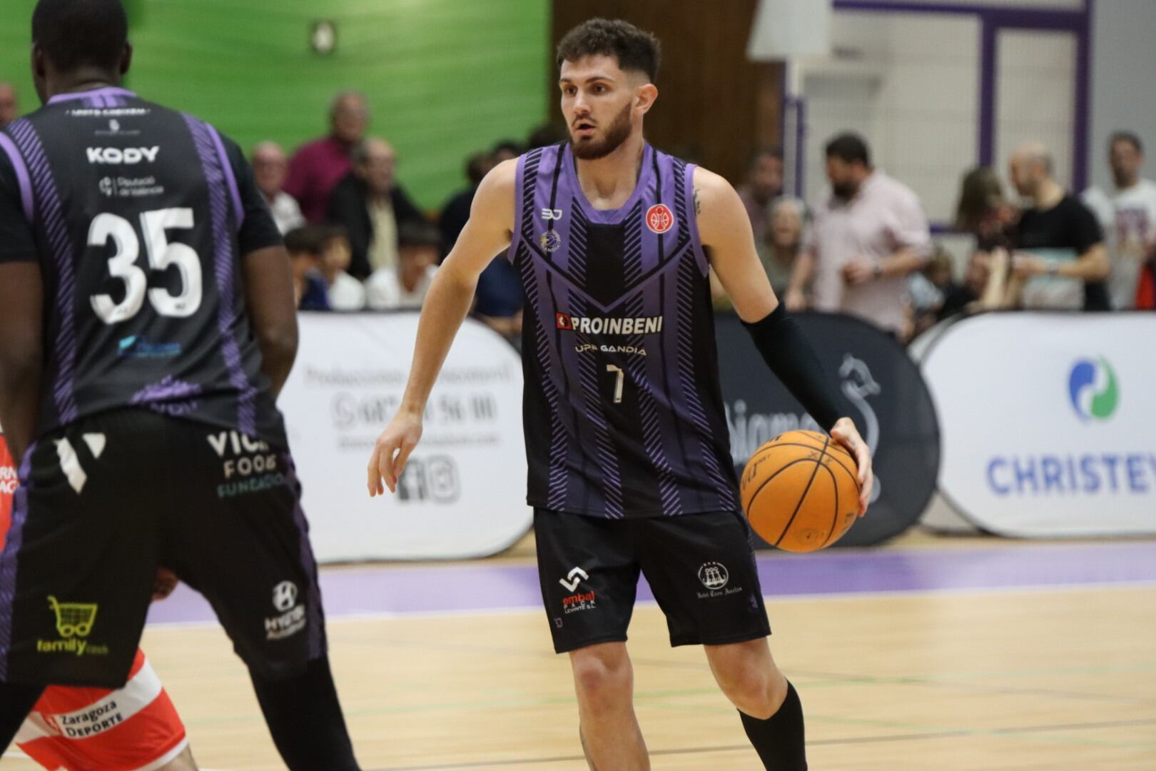 Kyle Greeley ante el CB Zaragoza / UPB Gandia 